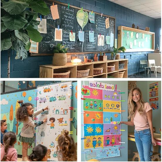 WAENLIR Colored Clothes p 12 Color 2.9inch 50PCS, Colorful ClothesP Wooden Clips for Photos Pictures Decorative Crafts, Decoration clothesp Clothing