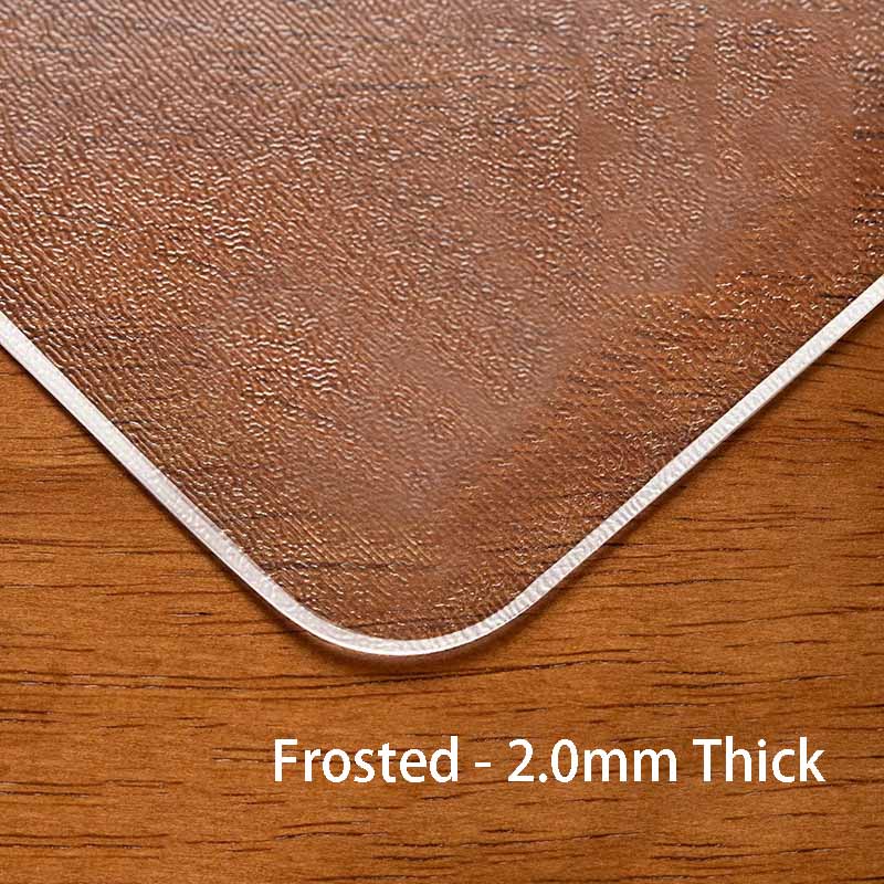 Przezroczysty obrus PCV Wodoodporny Olejoodporny Odporny na ciepło Pokrowiec ochronny na stół jadalny, biurko, blat, miękka plastikowa winylowa podkładka na stół