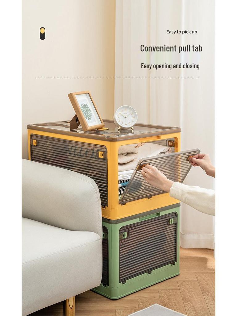 Transparenter Faltbarer Kleiderschrank-Organizer: Kleider- & Quilt-Aufbewahrungsbox