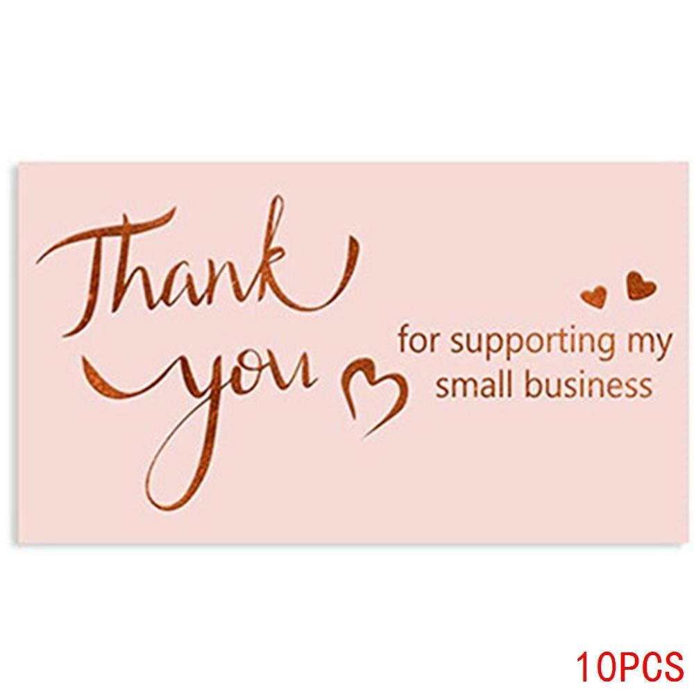 Thank You for Your Order Business Cards Shopping Purchase Thanks Greeting Cards Appreciation Card for Small Business