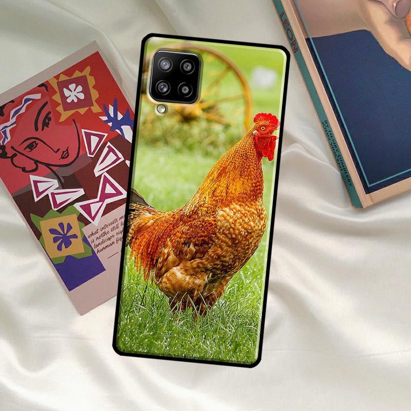 Cock Rooster Chicken Case For Samsung Galaxy A33 A13 A36 A56 A23 A52 A32 A12 A54 A34 A14 A16 A26 A53 A15 A35 A55