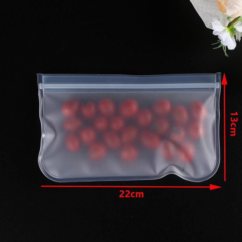 5pcs Silicone Food Preservation Bag, Thickened Waterproof Reusable EVA Self Sealing Bag, Refrigerator Refrigerated Storage Bags