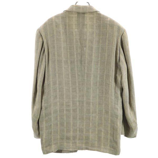 GIVENCHY linen tailored jacket L Brown Men's Used