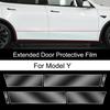For Tesla Model3/Y 2017-2022 Front Door Rear Door Protective Film Invisible Car Clothing TPU Film Decoration Special Accessories