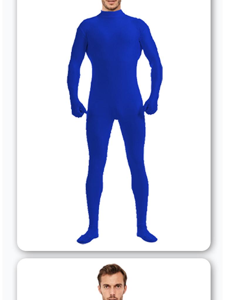 Spider-Man Fluoreszierender Zentai Halbkopf-Bodysuit Jumpsuit für Bühnenauftritt