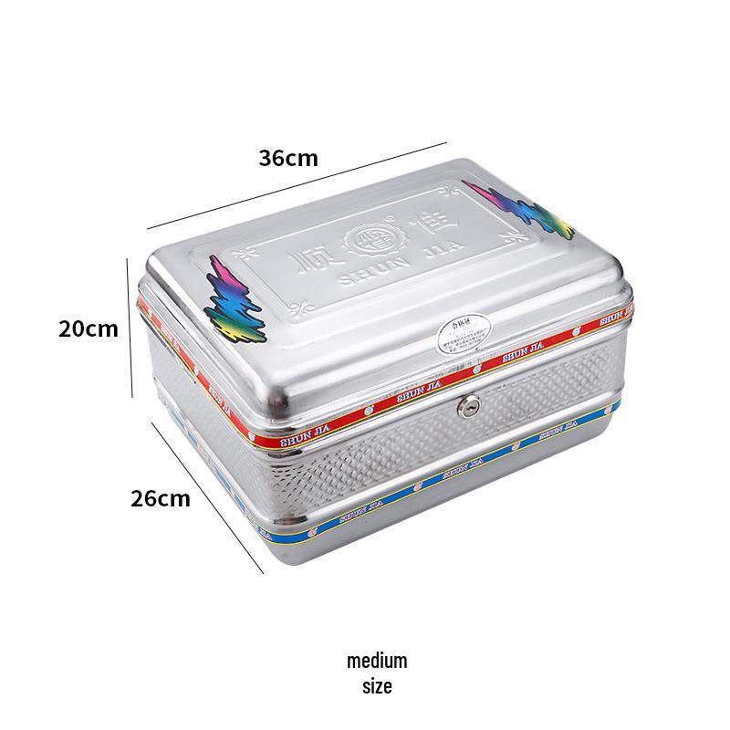 Premium Stainless Steel Motorcycle Tail Box with Thickened Screw Fixing
