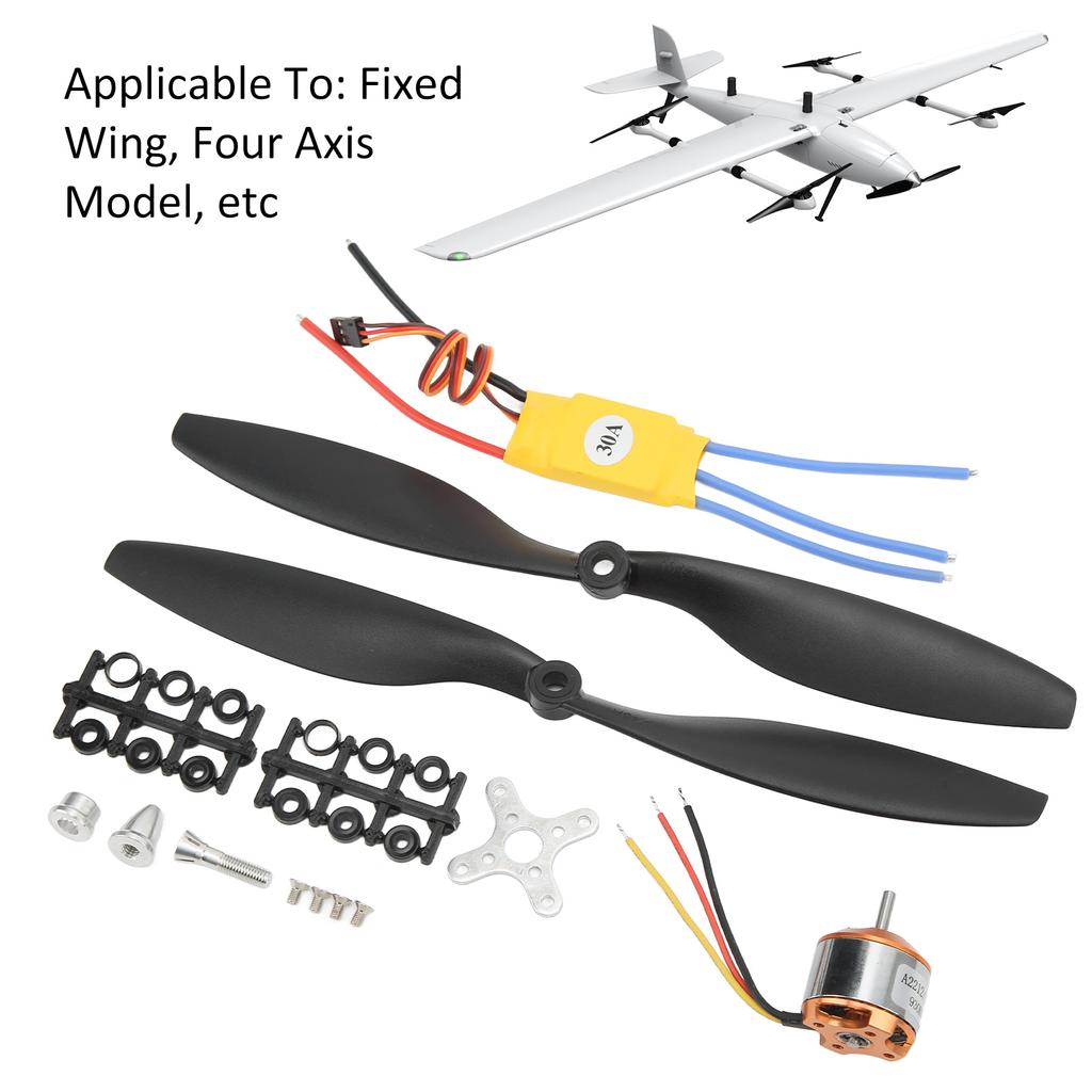 A2212 930KV Brushless Outrunner Motor 30A ESC 1045R Propeller for RC Four Axis Aircraft Multicopter