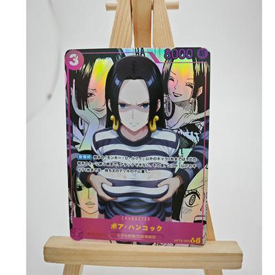 3pcs/set One Piece Opcg Boa HancockNami Diy Self Control Collect Signature Trading Flash Card Anime Cartoon Gift