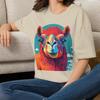 Art Camel T-Shirt Camel Tee Animal Tee Shirt Gift for Boy Teen Girls Mom Dad Grandma Grandpa Family Sister Brother Friend Crew Team Party