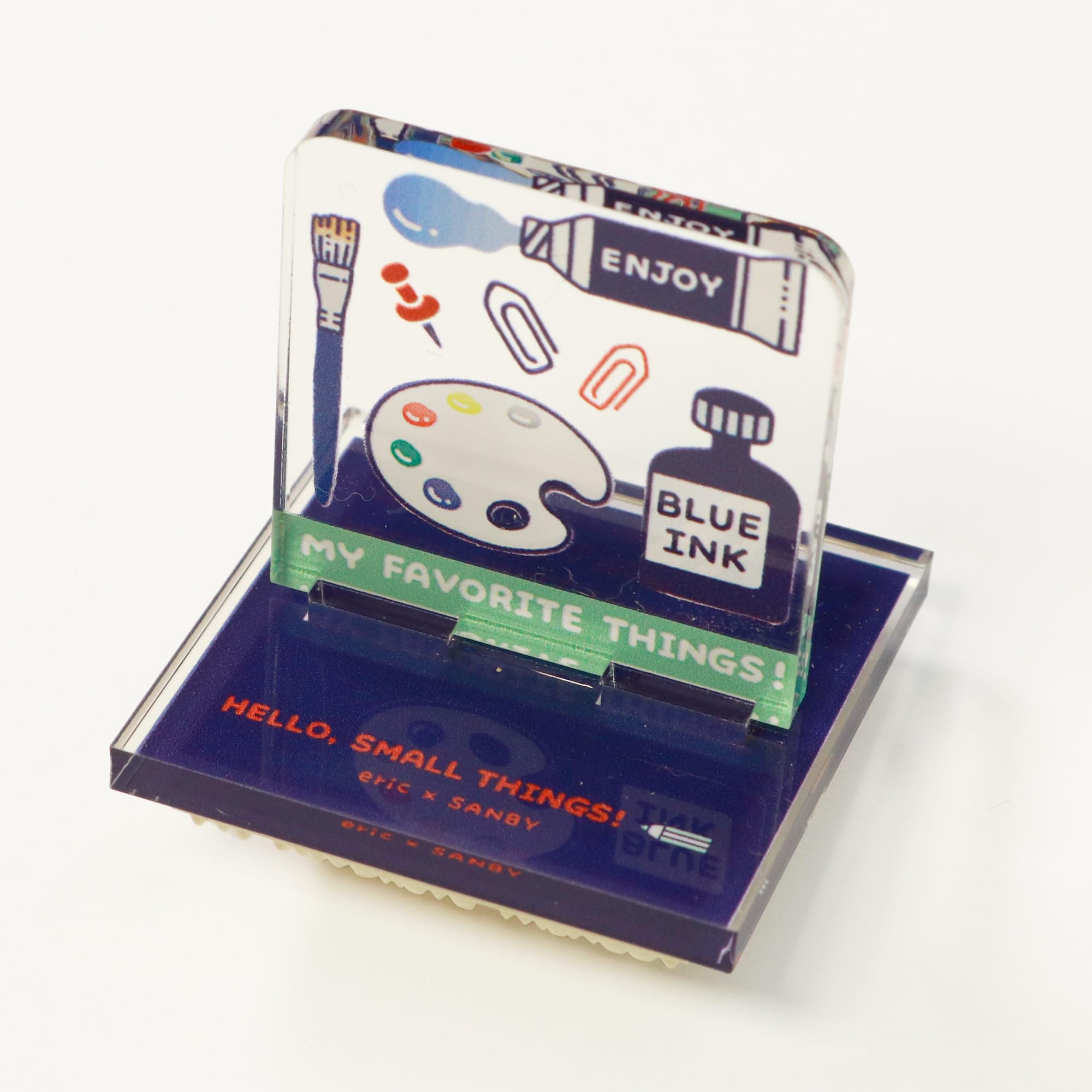 

Sanby Eric Acrylic Stand Rubber Stamp PALETTE eric-ACST-08
