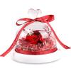 Valentinstagsgeschenk Ewige Blume Liebe Glasabdeckung Rose Blume Geschenk Trockenblume Schutz Blumenstrauß