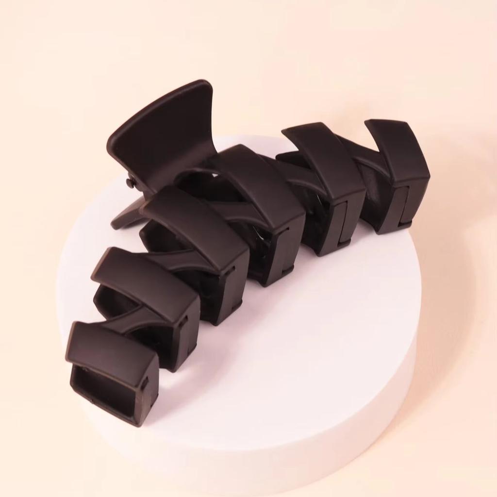 1 piece suitable for long hair anti slip matte delicate hair clip, matte black hair clip For Hair Accessories