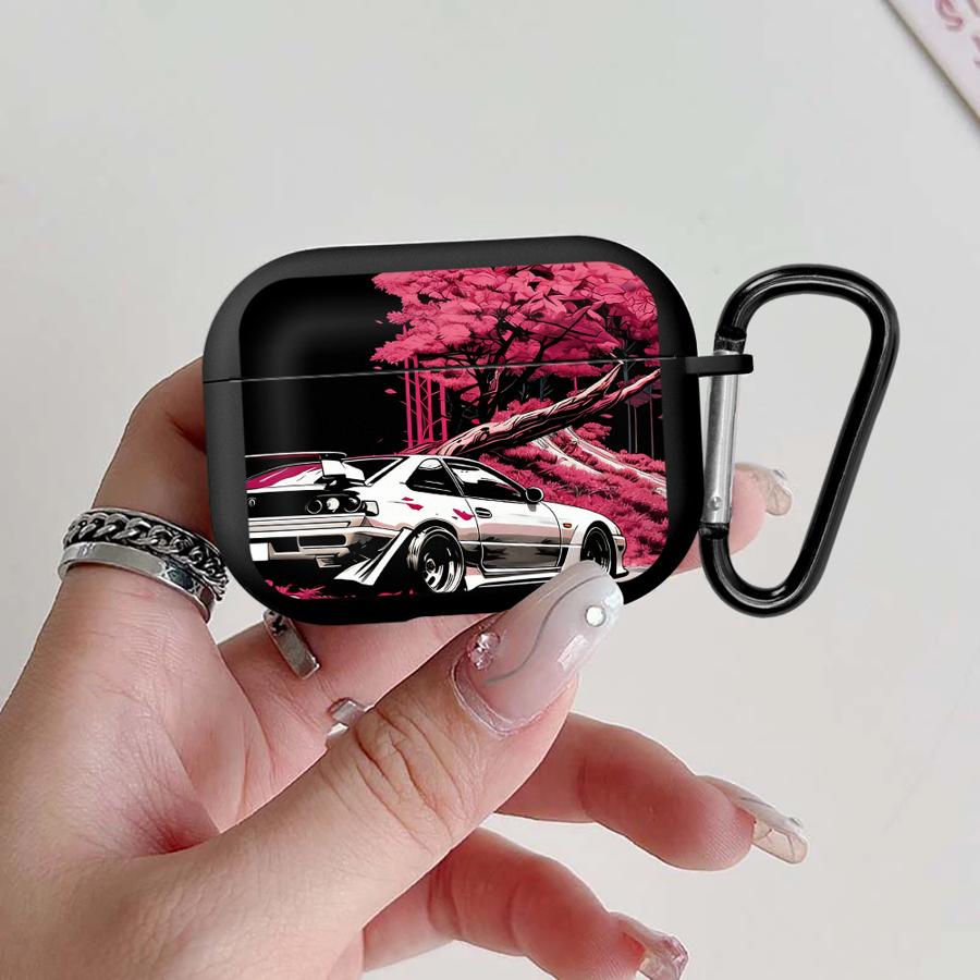 Чехол для наушников Чехол-крышка Для Airpods 3 4 Pro3 Pro 2 1 Pro2 JDM Спортивный автомобиль Airpods 3
