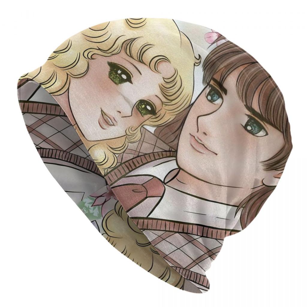 Candy Candy Candice Anime Unisexga Girl Bonnet Homme Hip Hop Knitted Hat For Warm Winter Cartoon Nime And Terence Beanies Caps
