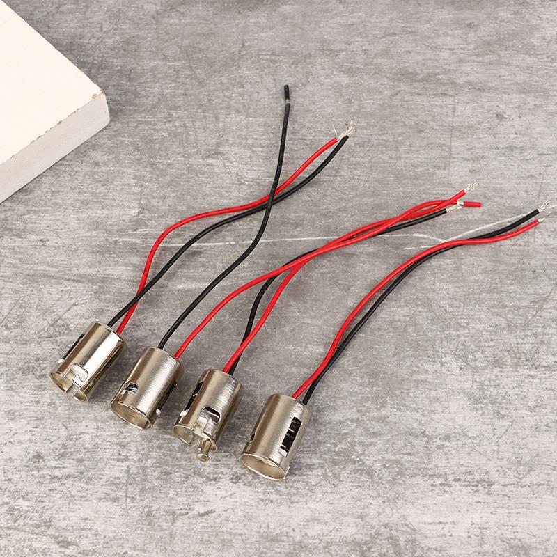 2 stk LED Lys Hunnkontakt 1156 Ba15S P21W 1157 Bay15D P21/5W Adapter Base Kobling LED Lampe Adapter Holder