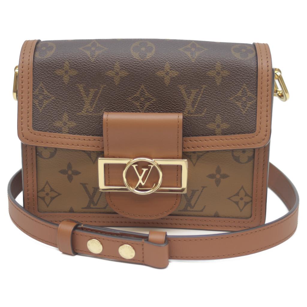 LOUIS VUITTON 2020 M45959 Monogram River Dauphine MINI Shoulder Bag Shoulder bag BrownUsed