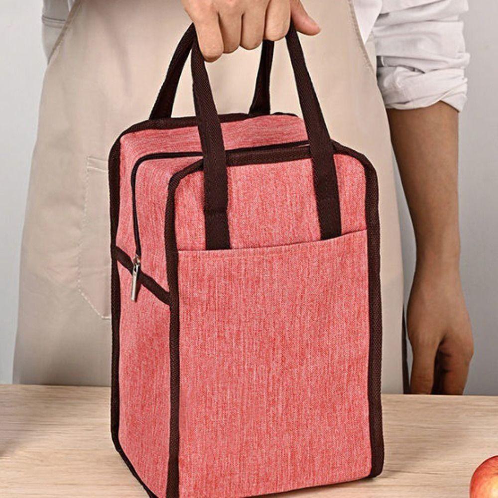 

Stroller Hanging Design Children s Lunch Bag Heat Insulation Thermal Bag Insulated Lunch Box Work L зелений