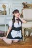Clearstone GLOWHOLIC Cosplay Halloween Corset Maid M Black Women's