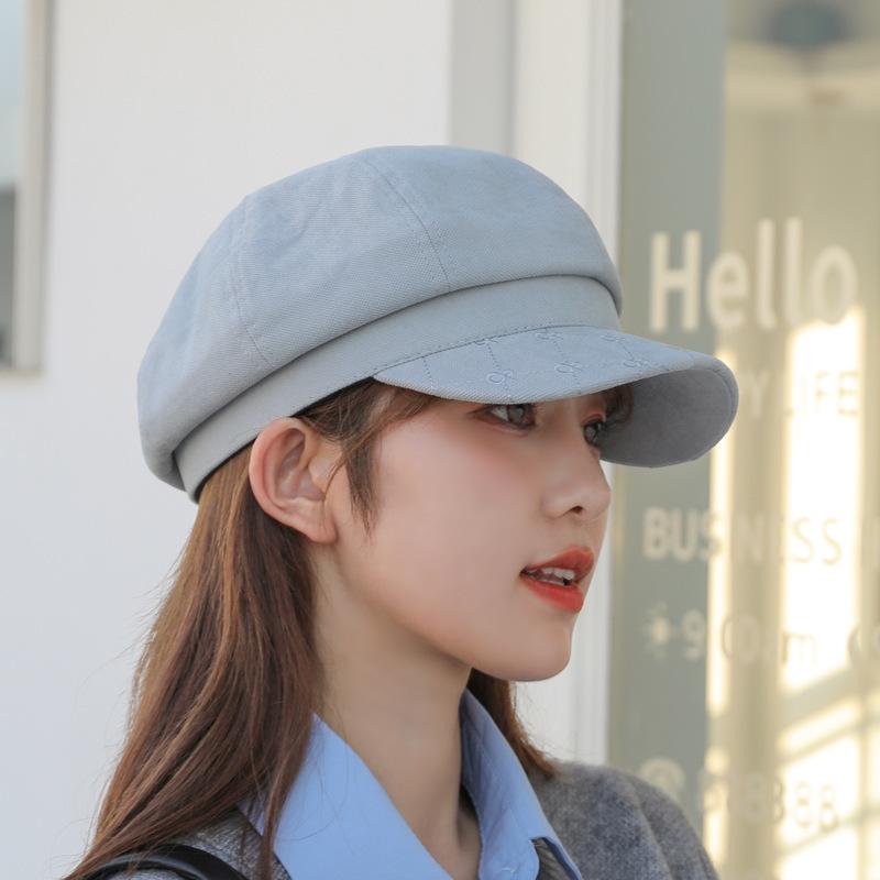 Women's Duck Tongue Newsboy's Octagonal Baseball Cap Spring And Summer Leisure Fashion Sunshade Beret Big Brim Outdoor Sports118