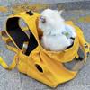 Sac de Transport pour Chat Respirant Fenêtre Multi-Porté Bandoulière Portable Sacs de Voyage pour Chats Sac à Dos Transporteur pour Petit Chien