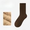 Male Winter Plus Thick Velvet Absorption Sweat Deodorizing Warm Home Floor Wool Tube Socks