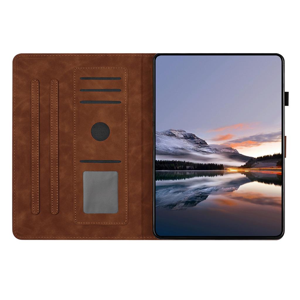 Tablet Case For iPad 10.2 (2020)/(2019)/Air 10.5 inch (2019)/Pro 10.5-inch (2017) Card Holder Stand Butterfly Floral Imprinted Leather Cover
