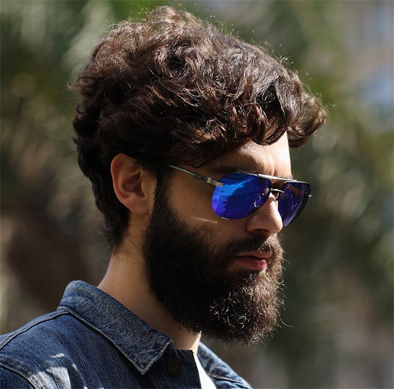 Fashion Polarized Toad Sunglasses Men Women Classic Mirror Eyeglasses Coating Anti-glare Sunscreen Metal Frame Glasses UV400