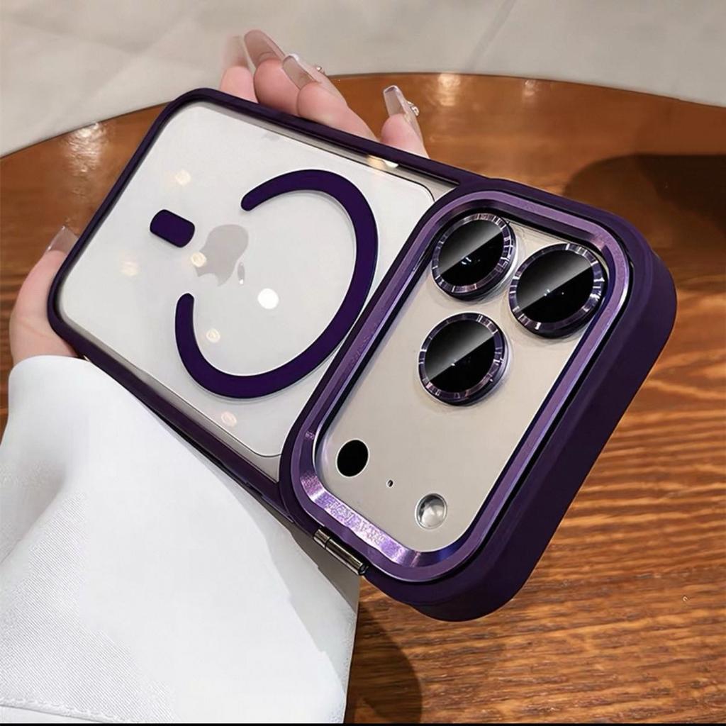 Lens holder Magnetic suction for iPhone18PROMAX mobile phone case with lanyard Apple 17 Lens film anti-drop 16