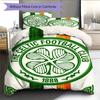Celtic Football Club Bedding Quilt Set Quilt Cover Pillowcase Home Decoration Birthday Gift (1 * Duvet Cover + 2 * Pillowcase, Without Core)