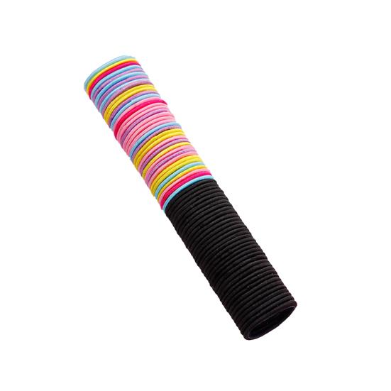 

50Pcs 3cm Elastic Hair Ties Ponytail Holders Rubber Bands Hair Styling Tools for Girls