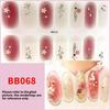 Three-dimensional Waterproof No-bake Gel Nail Polish Film Full Sticker, Spring and Summer Nail Art Film Paper Nail Film Paper