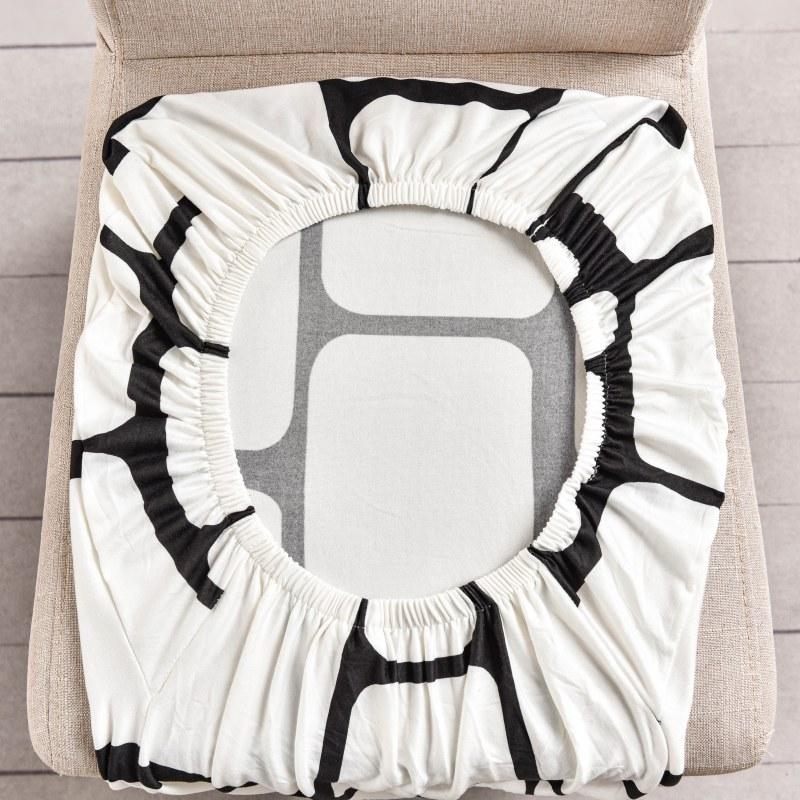 Print Dining Chair Cover 1/2/4/6Pcs Elastic Chair Slipcover Case Stretch Chair Covers For Wedding El Banquet