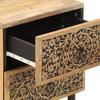 Nightstand 40 X 33 X 46 Cm Solid Mango Wood