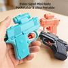 Novelty Reverse Spray Water Gun Double Switch Nozzle Prank Toy Portable Mini Pocket Squirt Gun for Summer Outdoor Pool Beach
