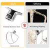 Stainless Steel Flat Beater for 5.5-6QT Tilt Stand Mixer Attachment Kitchen Paddle Baking Pastry Dough Mixing