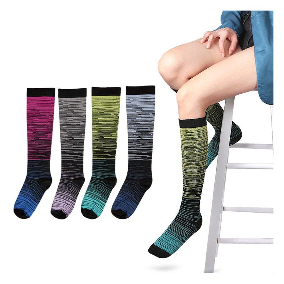 Goedkope [June Specials]Sports Pilates Long Tube Calf Socks Yoga