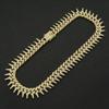 20mm Gothic Thorns Flash Full Rhinestone Miami Cuban Chain Luxury Fashion Men's Necklace For Women Hip Hop Cool Bracelet Jewelry