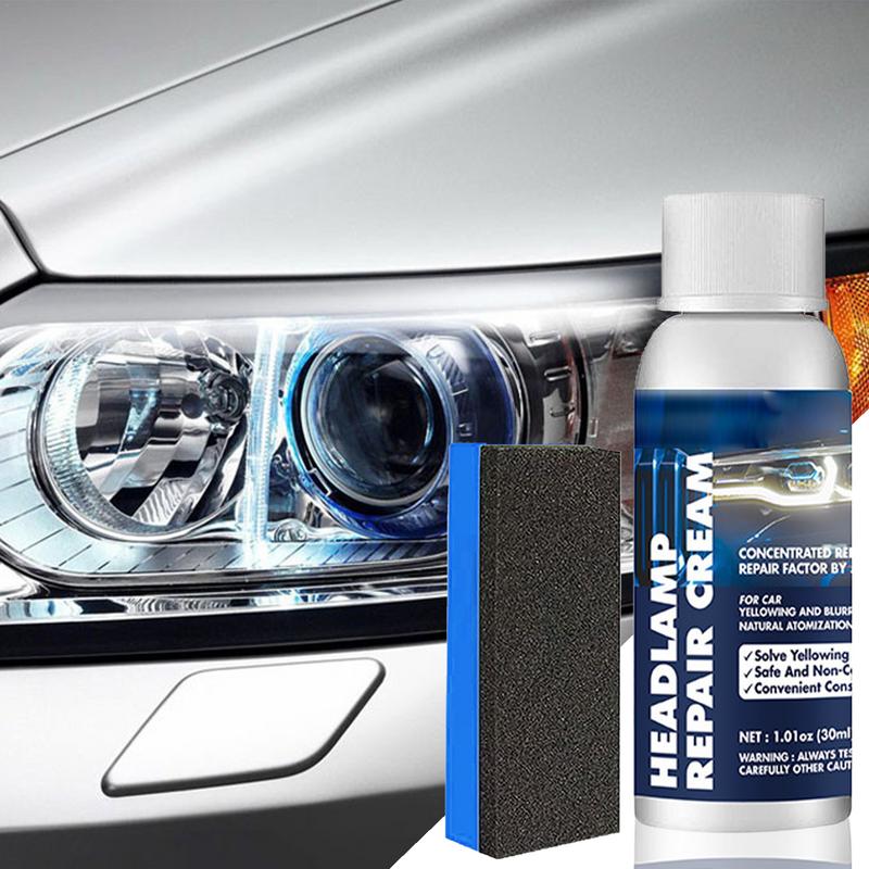 Auto Headlight Repair Cream Set Headlight Polisher For Cars Headlights Repairing Agent Automotive Cleaning Kit