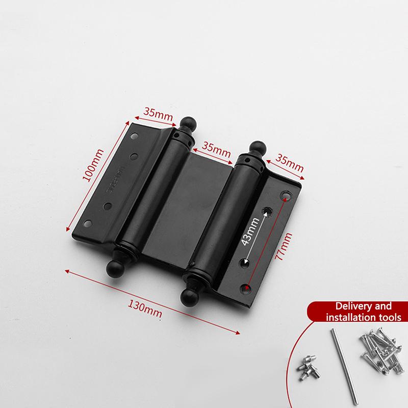 Edelstahl Freie Türscharniere Mit Innen- und Außen Doppelt Öffnend Automatischer Türschließer Verdickte Feder Leise Scharniere