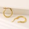 Mahuayuan Ring Earrings for Women's Fashion Versatile High-end Style