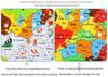 Magnetic Wooden World Map Jigsaw Puzzle for Children's Early Education