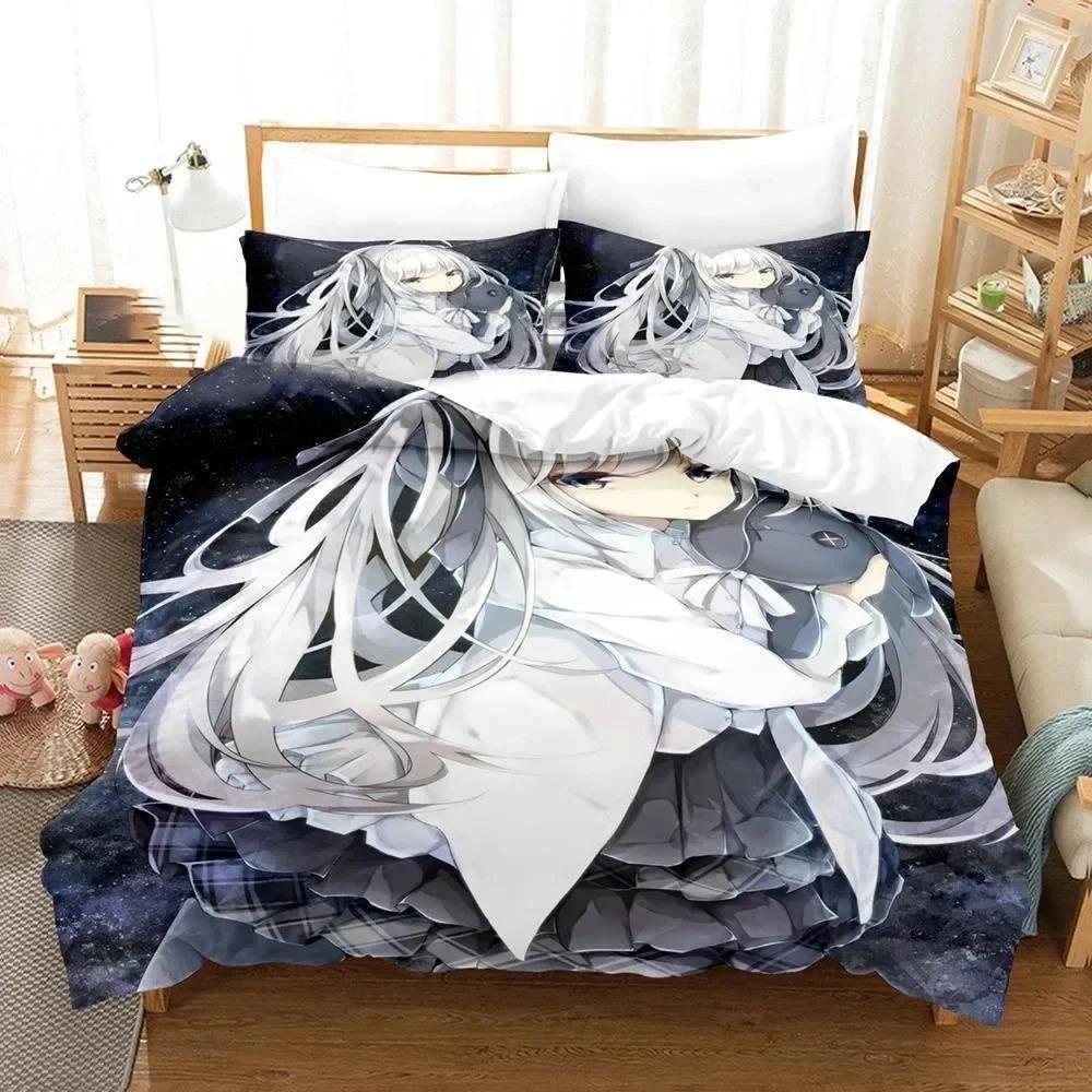 3D Anime Yosuga No Sora Kasugano Bedding Set Anime Duvet Cover Double Twin Full Queen King Adult Kids Quilt Cover Home Textiles