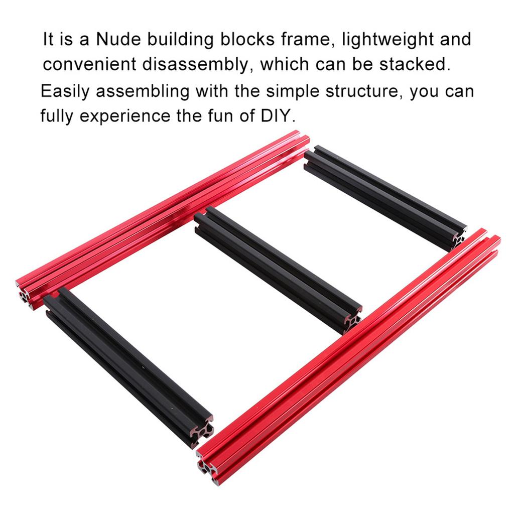 DIY Mini Open Aluminum Alloy Frame ITX Motherboard PC Computer Case