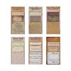 Yuezhen Wenchuang Creative Retro Diary Stickers for Kids, 60 Sheets