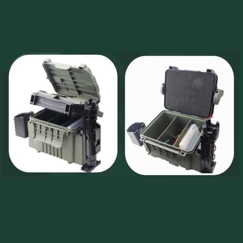 Adjustable Dividers Fishing Tackle Boxes Baits Lure Hook Accessories Box Storage