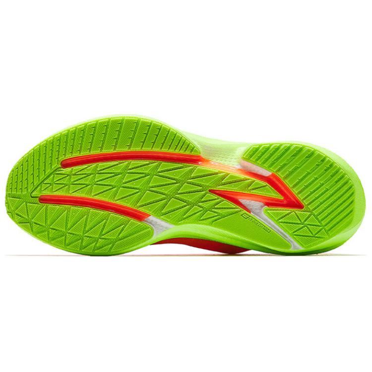 New Anta Horsepower 5.0 Cushioning Wear-Resistant Rebound Low-Top Nitrogen Technology Running Shoes Men's Orange-Green 112515583-4