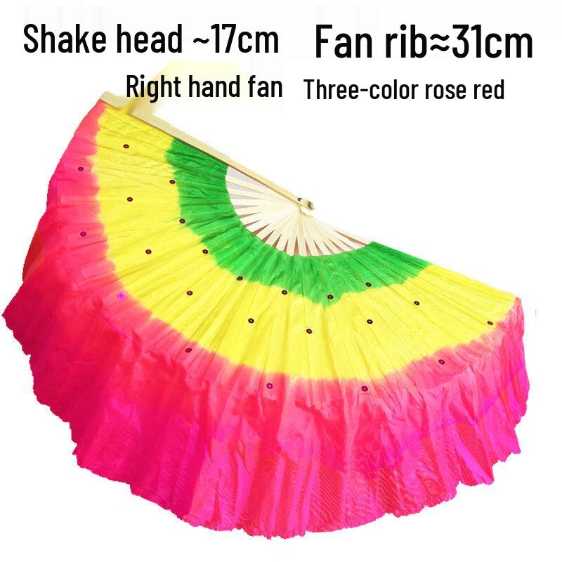 LIEI Extended Double-Sided Gradient Dance Fan