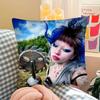 pc Singer JJazmin Bean Pillow Case Fashion Square Pillowcase Bedroom Sofa Room Ins Decoration Leisure