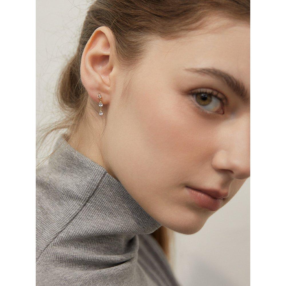 (Silver 925) Crystal Rain Earrings Ec3149
