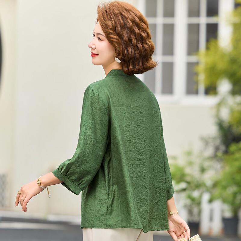 Elegant Chinese Style Embroidered Pullover Blouse